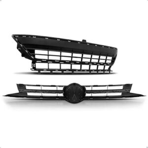 Kit Parachoque Virtus E Polo 2017 A 2020 C/farois Milha Novo Preto