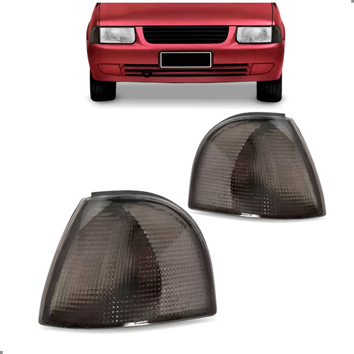 Par Pisca Dianteira Para Santana 1999 2000 2001 A 2006 Fume Ambos Lados