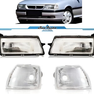 Kit Farol Vectra 1993 A 1996 Completo Com Par Piscas Novos Direito E Esquerdo