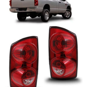 Par Sinaleira Traseira Dodge Ram 2007 2008 2009 - Vermelho