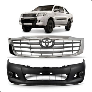 Kit Envolvente Para Hilux 2012 A 2015 Grade Cromad 1a Linha - Preto