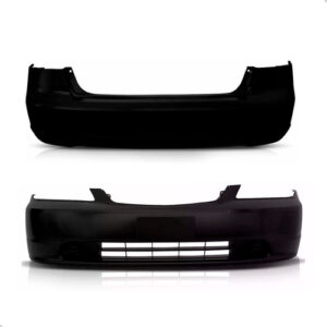 Kit Parachoque Dianteiro E Traseiro Civic 2001 2002 2003 Preto