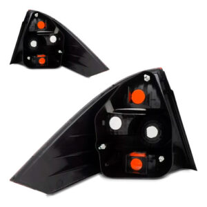 Kit Parachoque Traseiro Fiesta 2003 A 2010 Com Par Lanternas