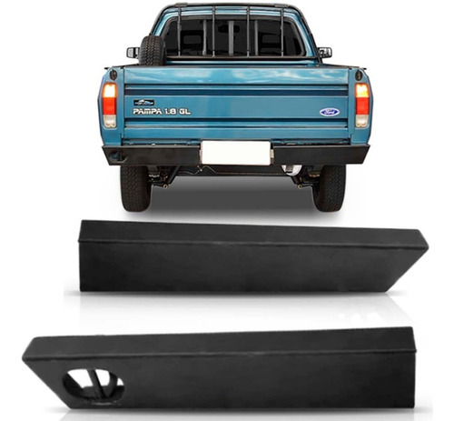 Par Polaina Parachoque Traseiro Pampa 1982 83 84 Até 96 1997