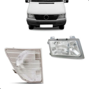 Kit Farol E Pisca Para Sprinter 1995 A 2005 Lado Direito Direito/passageiro