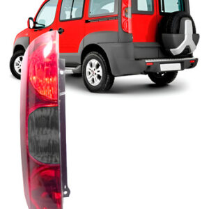 Lanterna Traseira Para Doblo 10 A 14 Fume (3 Furos) 1ª Linha Esquerdo/motorista