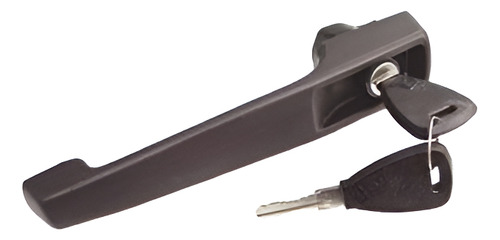 Macaneta Externa Com Chave Caminhao 709 Ate 1994 Preto