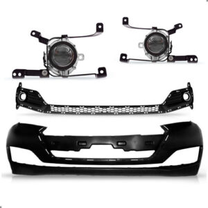 Kit Parachoque Para Hb20 2016 2017 2018 2019 Grade E Milhas Preto