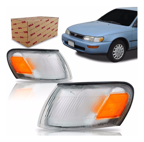 Par Lanterna Sinaleira Seta Corolla 1994 1995 1996 1997 Cristal