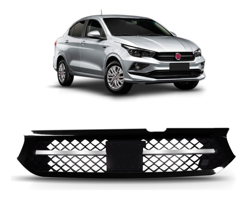 Tela Frontal Cronos 21 2022 2023 Black Piano C/friso Cromado