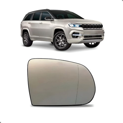 Lente Subconjunto Retrovisor Para Commander 2021 2022 2023 Direito