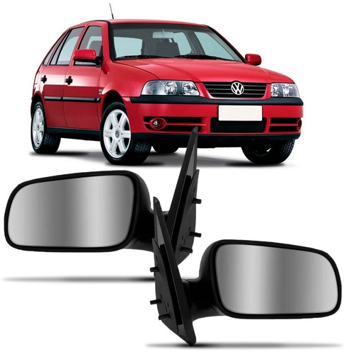 Par Retrovisor Gol Parati G3 E G4 99 A 05 Fixo - 2 Portas