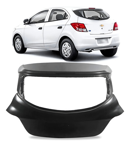 Tampa Porta Mala Para Onix Hatch 2019 18 2017 16 15 14 13 12 Preto