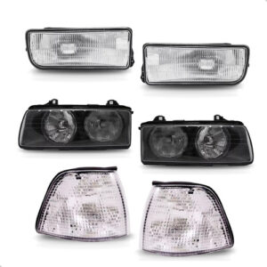 Kit Farol Bmw 1991 A 1997 Mod 320 S3 Com Milhas E Piscas