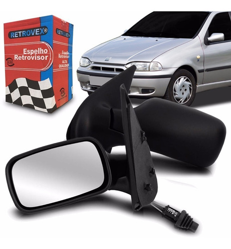 Par Retrovisor Fiat Palio 04 Portas 1996 97 98 99 2000