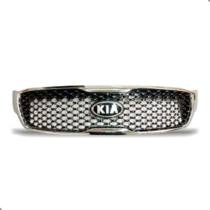 Grade Radiador Para Sorento 2016 A 2018 C/moldura Cromada Preto