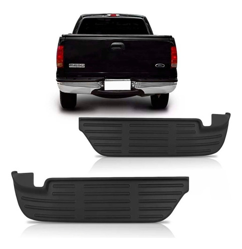 Par Almofada Parachoque Traseiro F250 1999 Até 2007