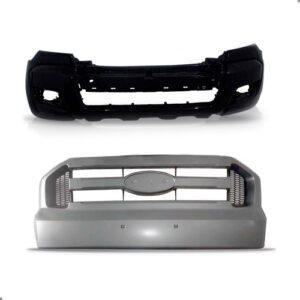 Kit Parachoque E Grade Para Ranger 2016 A 2019 1a Linha  Preto