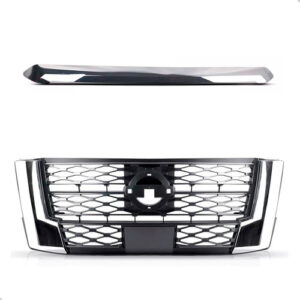 Grade Para Nissan Frontier 2022 2023 Moldura Cromado E Friso Cromado