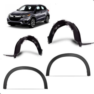 Kit Para Hrv 2019 2020 2021 Par Asa Urubu E Par Vão De Roda