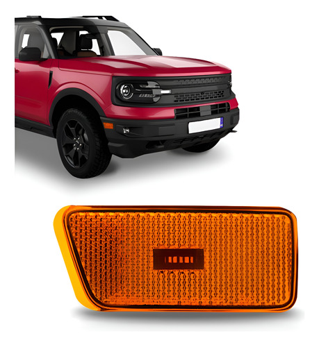 Lanterna Sinaleira Lateral Ambar Bronco 2021 E 2022 1ª Linha Direito Passageiro