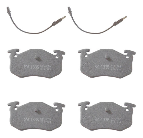 Pastilha Traseira 306 1.8 2.0 1993 Em Diante