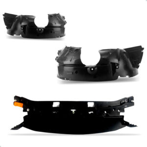 Kit Defletor Com Par De Parabarro Para Ford Ka 2019 A 2022
