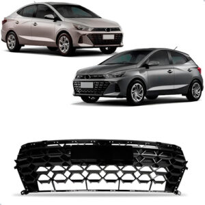 Grade Central Hb20 2023 2024 A 2026 Diant Brilhante 1a Linha Preto Brilhante