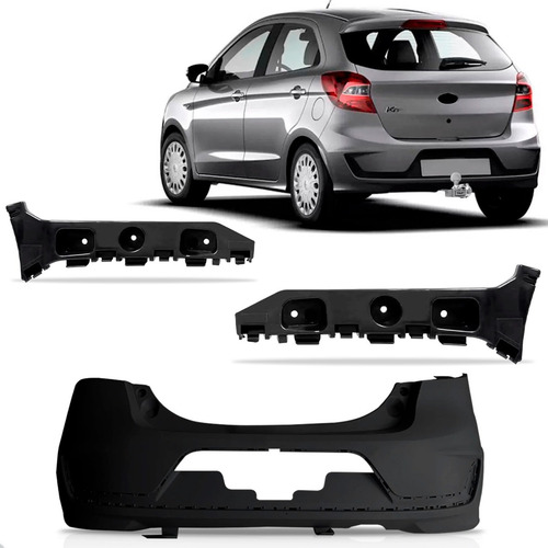 Envolvente Traseiro Com Guias Ka Hatch 2019 2020 2021 2022