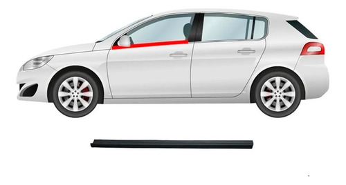 Pestana Interna Direita /esquerda Flocada Cargo 96 Em Diante