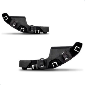 Parachoque Kwid 2017 A 2022 Dianteiro Com Par Guias Preto