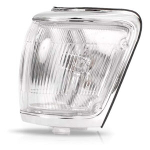 Par Lanterna Dianteira Hilux Sw4 92 A 96 Cristal Aro Cinza Cinza