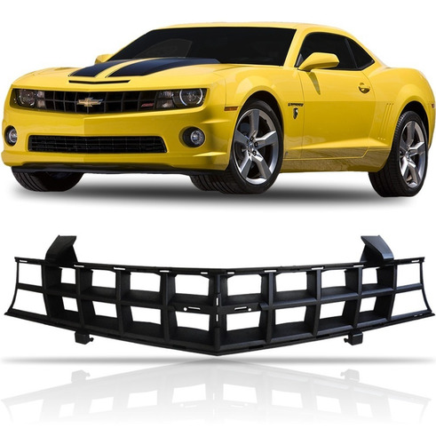 Tela Frontal Dianteira Superior Camaro 10 2011 2012 2013 14 Preto