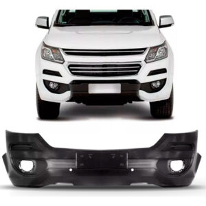 Parachoque Dianteiro S10 Lt Ltz 2017 A 2022 C/ Furo Sensor Preto