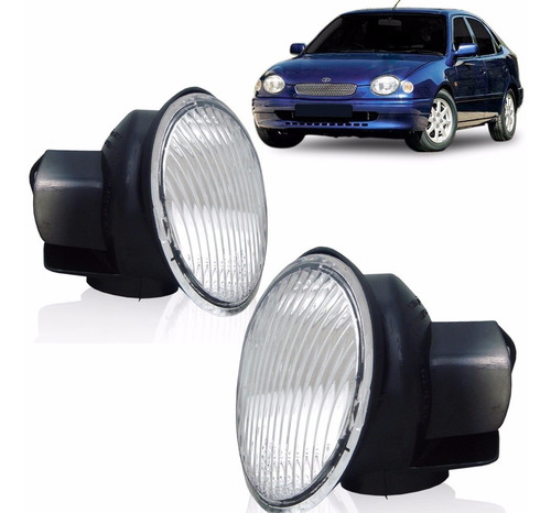 Par Lanterna Dianteira Sinaleira Corolla Europeu 97 98 Cristal