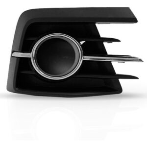 Par Grade Moldura Milha Gol Voyage G7 16 17 S/ Furo Milha Preto