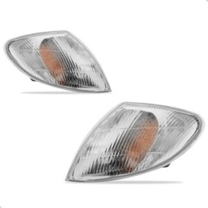 Kit Parachoque Scenic 1997 A 2001 Jogo Faróis E Sinaleiras Preto