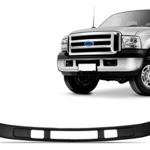 Spoiler Parachoque Dianteiro F-250 2007 A 2012 Preto