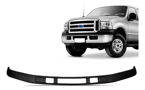 Spoiler Parachoque Dianteiro F-250 2007 A 2012 Preto