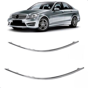 Par Friso Parachoque Para Mercedes C180 2012 A 2014 Diant.