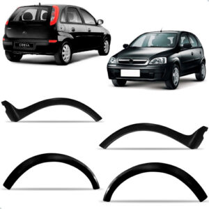 Kit Alargador Dianteiro E Traseiro Corsa 2003 A 2012 Hatch