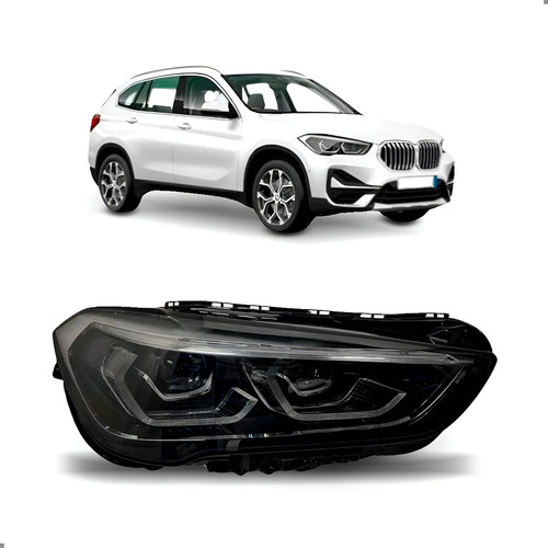 Farol Full Led Para Bmw X1 2020 2021 2022 1ª Linha - Direito/passageiro