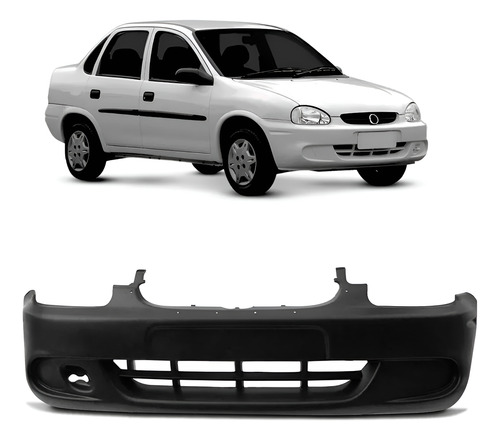 Envolvente Dianteiro Corsa 2008 2009 2010 Sem Furo Preto