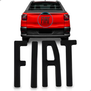 Kit Logo Grade Volante Porta Malas Para Fiat Strada 21 A 23