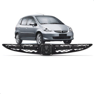 Grade Parachoque Honda Fit 2007 2008 Superior Preta 1a Linha - Preto