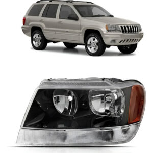 Farol Cherokee / Laredo 1999 A 2001 Fume 1ª Linha - Esquerdo/motorista