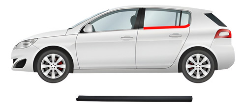 Pestana Externa Traseira Esquerda Etios 2013 Em Diante 4 Pts