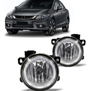 Kit Farol Milha Auxiliar Civic 2015 A 2016 Fit 2014 A 2017