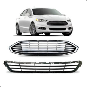 Kit Grade Para Ford Fusion 2013 A 2016 Superior E Inferior Preto