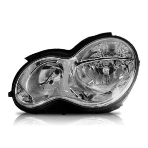 Farol Mercedes W203 2004 2005 2006 2007 Liso 1ª Linha Direito/passageiro